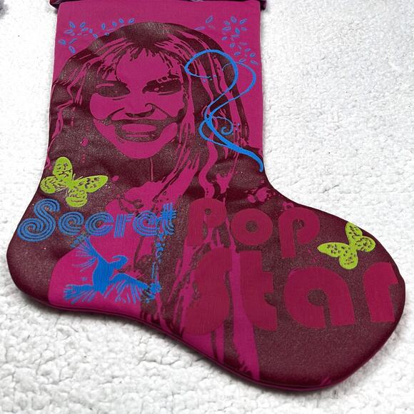 Disney Hannah Montana Christmas Holiday Stocking Miley Cyrus Kids Girls - Picture 5 of 15